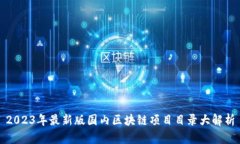 2023年最新版国内区块链项
